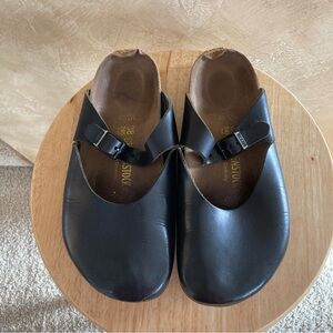 Birkenstock Leather Clogs